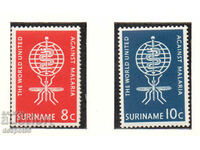 1962. Surinam. Eradicarea malariei.