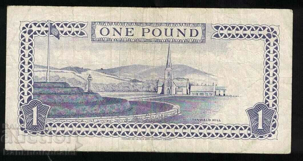 Isle of Man 1 Pound 1983 Pick 40c Ref W963938 with price 10.00 BGN | € 5.11 Isle of Man 1 Pound 1983 Pick 40c Ref W963938 with price 10.00 BGN | € 5.11