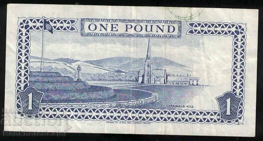 Isle of Man 1 Pound 1983 Pick 40c Ref AA164696 with price 7.00 BGN | € 3.58