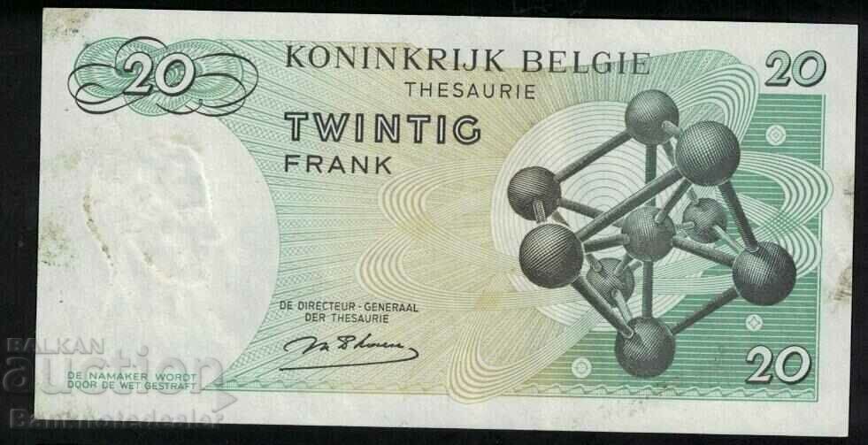 Belgium 20 Francs 1964 Pick 138 Ref 9546 with price 20.00 BGN | € 10.23