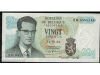 Belgium 20 Francs 1964 Pick 138 Ref 9546