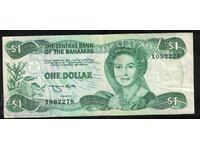Bahamas 1 dolar 1974 Pick 51 Ref 2278