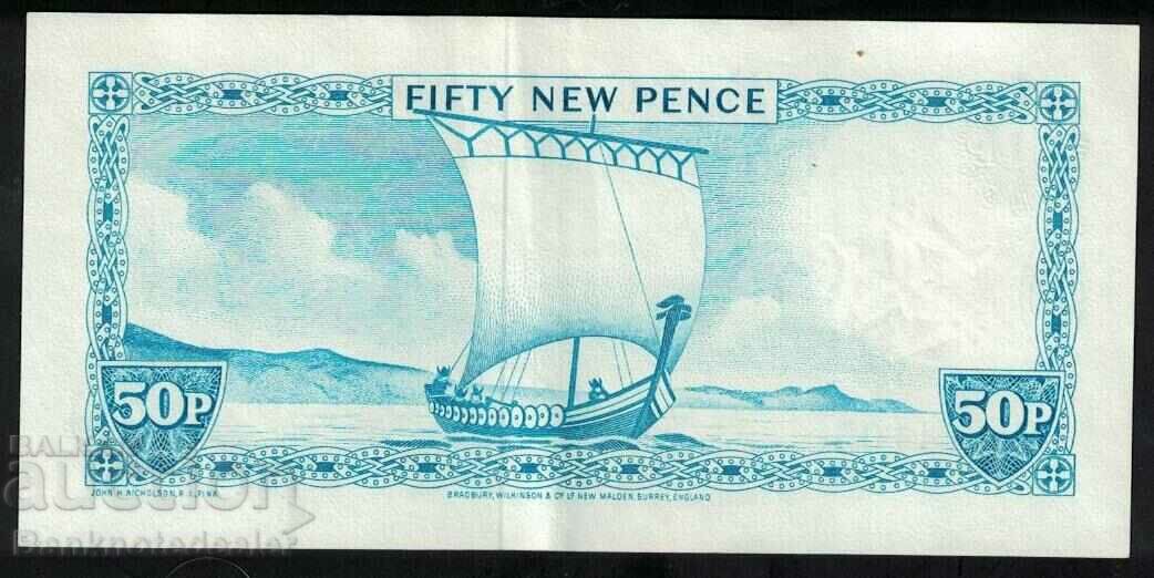Isle of Man 50 Pence 1979 Pick 33 Ref 4105 with price 50.00 BGN | € 25.56