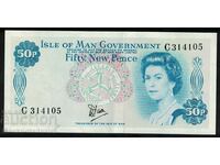 Isle of Man 50 Pence 1979 Pick 33 Ref 4105