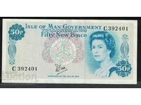 Isle of Man 50 Pence 1979 Pick 33 Ref 2401