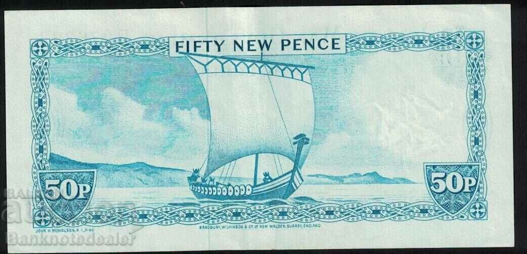 Isle of Man 50 Pence 1972 Pick 28b Ref 6362 with price 75.00 BGN | € 38.35 Isle of Man 50 Pence 1972 Pick 28b Ref 6362 with price 75.00 BGN | € 38.35