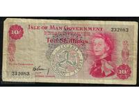 Isle of Man 10 Shillings 1961 Pick 24a Ref 2083