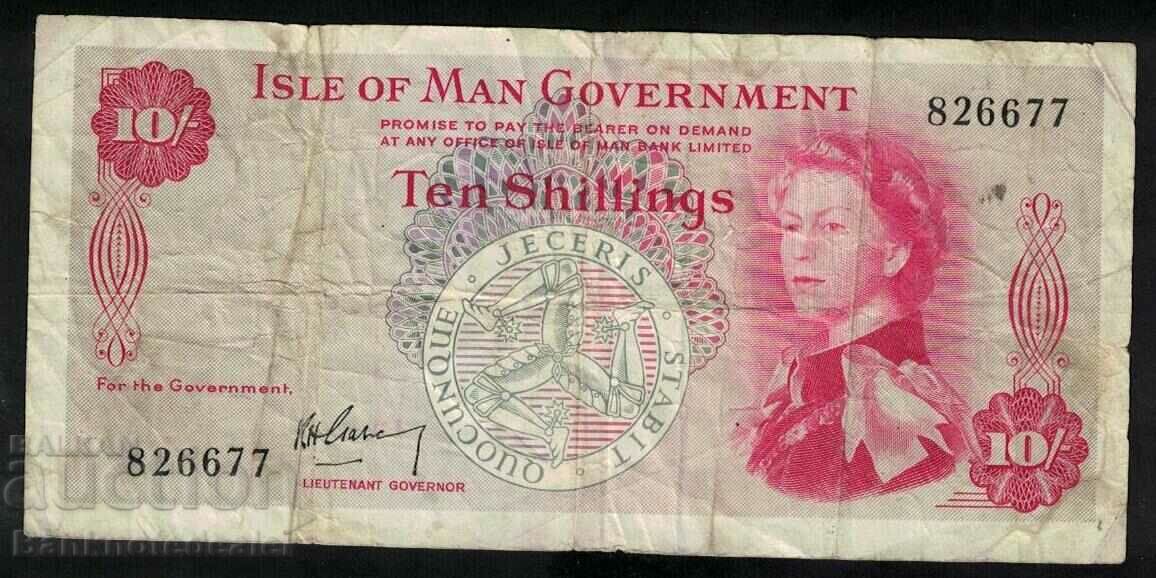 Isle of Man 10 Shillings 1961 Pick 24a Ref 6677 with price 60.00 BGN | € 30.68 Isle of Man 10 Shillings 1961 Pick 24a Ref 6677 with price 60.00 BGN | € 30.68