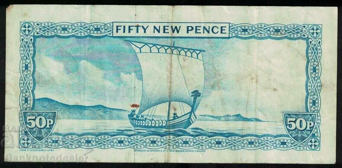 Isle of Man 50 Pence 1969 Pick 27 Ref 0422 with price 50.00 BGN | € 25.56 Isle of Man 50 Pence 1969 Pick 27 Ref 0422 with price 50.00 BGN | € 25.56