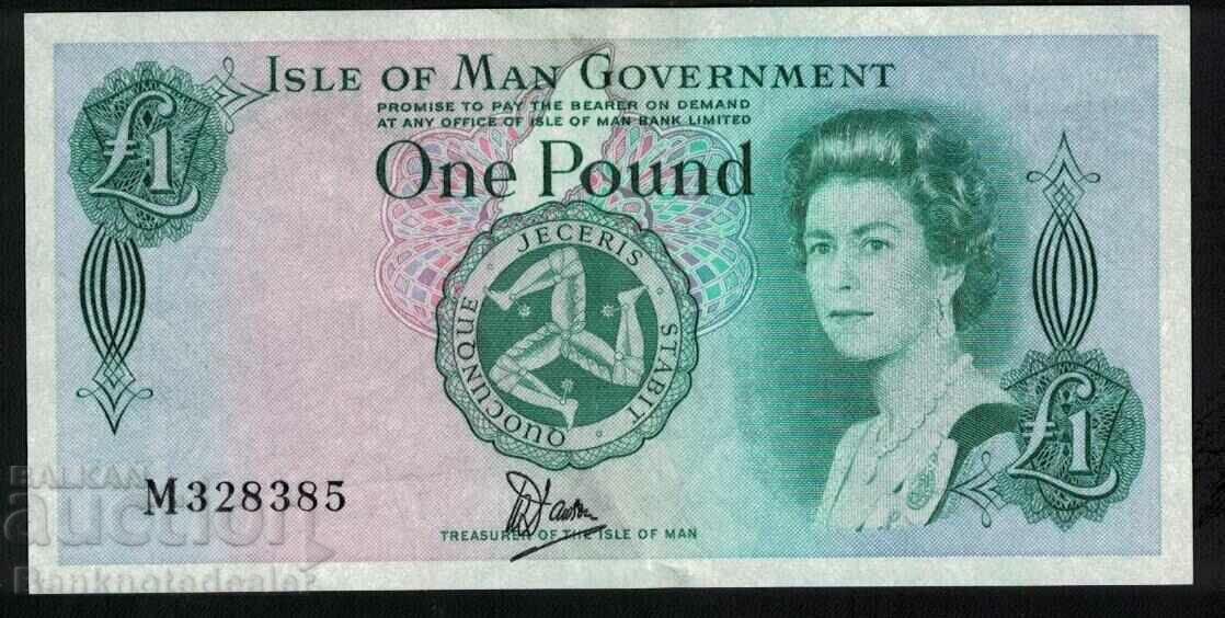 Isle of Man 1 Pound 1983 Pick 38 Ref 8385