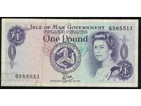 Isle of Man 1 Pound 1979 Pick 34a Ref 5511