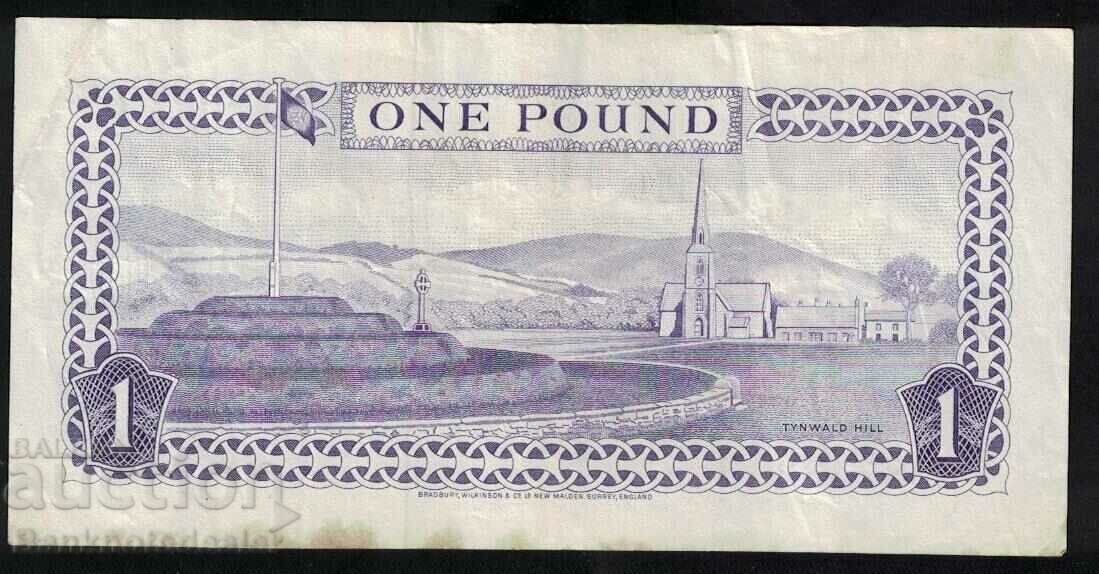 Isle of Man 1 Pound 1979 Pick 34a Ref 7532 with price 35.00 BGN | € 17.90 Isle of Man 1 Pound 1979 Pick 34a Ref 7532 with price 35.00 BGN | € 17.90