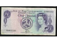Isle of Man 1 Pound 1979 Pick 34a Ref 7532