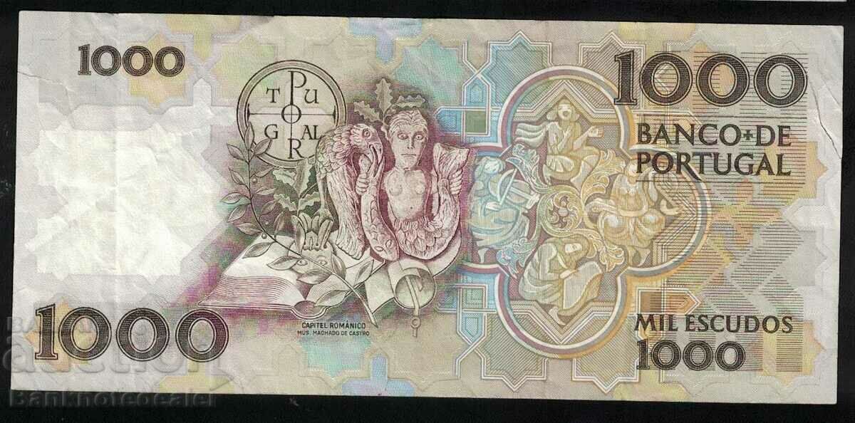 Portugal 1000 Escudos 1986 Pick 181b Ref 5131 with price 33.00 BGN | € 16.87 Portugal 1000 Escudos 1986 Pick 181b Ref 5131 with price 33.00 BGN | € 16.87