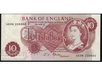 England 10 shillings 1966-70 J.S. Fforde Pick 373c Ref 8880