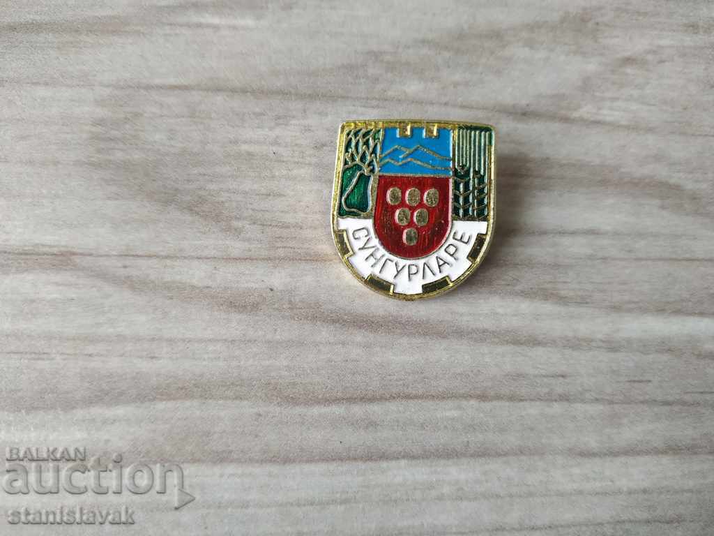Badge coat of arms of the town of Sungurlare Badge coat of arms of the town of Sungurlare