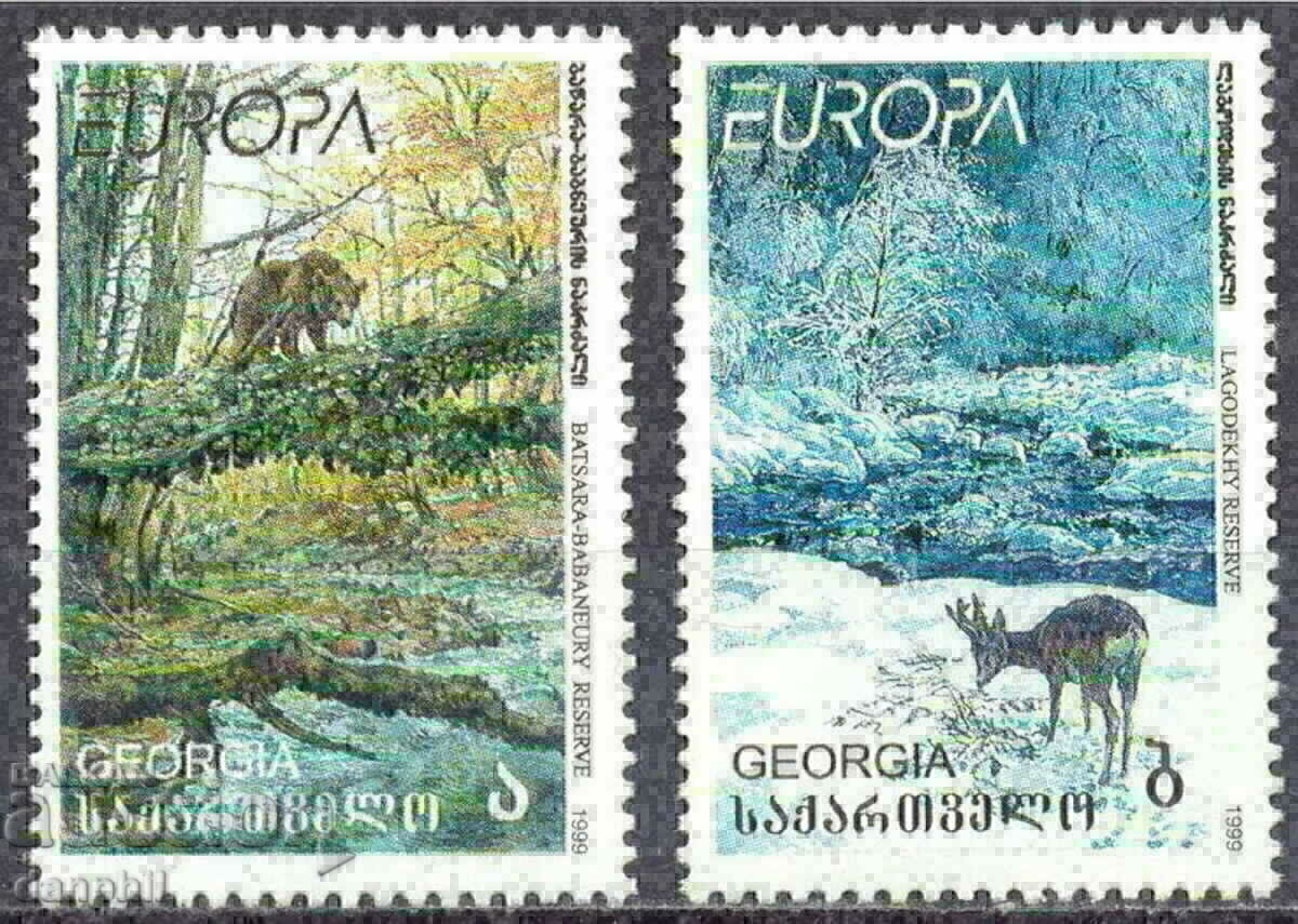 Georgia 1999 Europa CEPT (**), serie curată, netimbrată