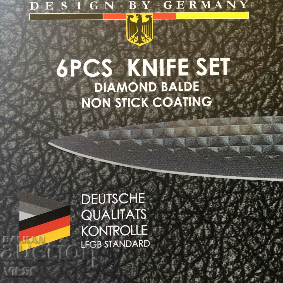 Delivery of Household knives - Platinum knife collection 6 pieces Delivery of Household knives - Platinum knife collection 6 pieces