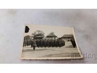 Photo Officers and enlisted soldiers