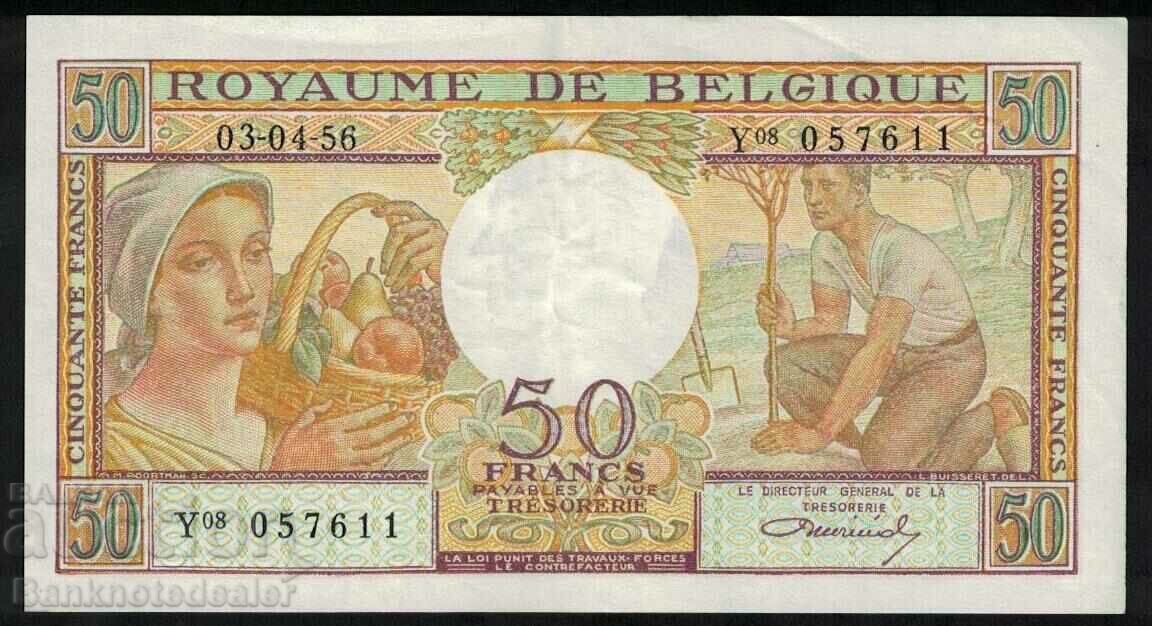 Belgium 50 Francs 1956 Pick 133b Ref 7611