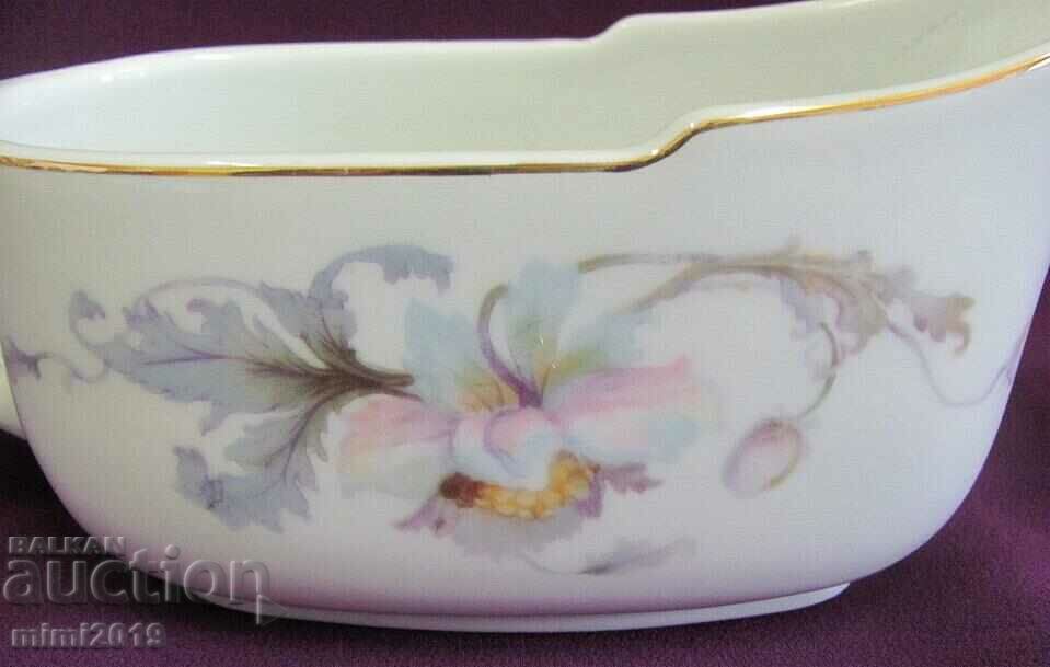 Porcelain Saucer - Epiag - Czechoslovakia marked with price 35.00 BGN | € 17.90 Porcelain Saucer - Epiag - Czechoslovakia marked with price 35.00 BGN | € 17.90