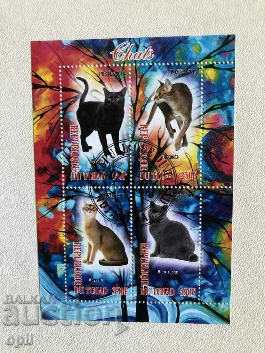 Stamped Block Cats 2013 Τσαντ