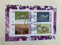 Stamped Block Cats 2013 Malawi