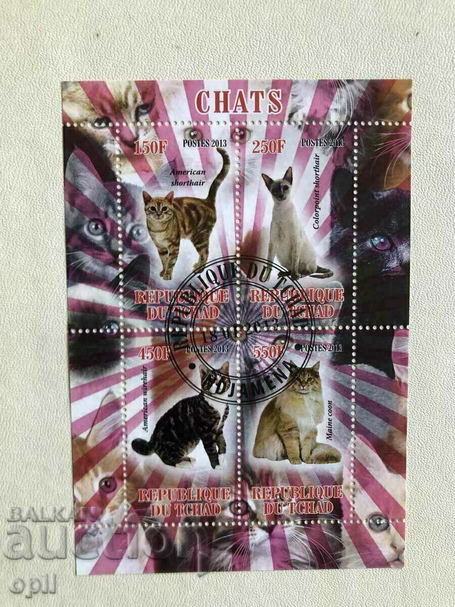 Stamped Block Cats 2013 Τσαντ