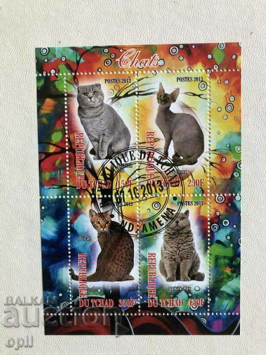 Stamped Block Cats 2013 Τσαντ