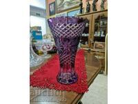 Superb Antique Bohemia Crystal Vase