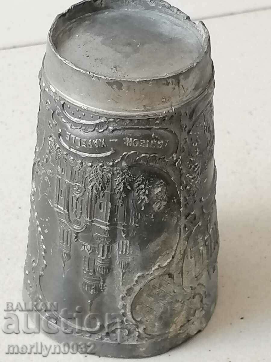 Delivery of Old pewter cup, goblet Delivery of Old pewter cup, goblet
