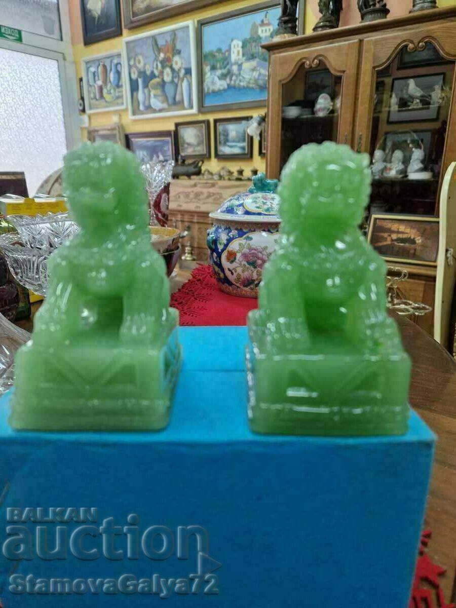 Auction  Great Antique Chinese Figures Figurines Dog Fu