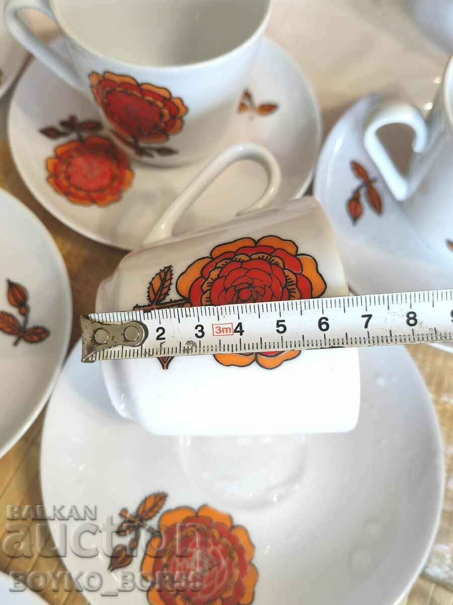 Vintage German Original KAH Porcelain Tea/Coffee Set - 7 Vintage German Original KAH Porcelain Tea/Coffee Set - 7