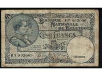 Belgium 5 Francs 1938 Pick 108a Ref 5009