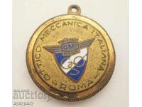 Semn de medalie de fotbal italian vechi jeton de fotbal
