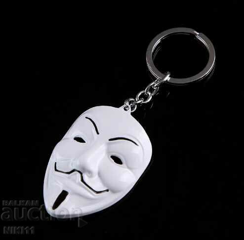 3D keychain Anonymous, mask Vendetta Anonymous with price 7.00 BGN | € 3.58 3D keychain Anonymous, mask Vendetta Anonymous with price 7.00 BGN | € 3.58