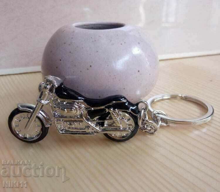 Keychain motorcycle, chopper, motorcycle