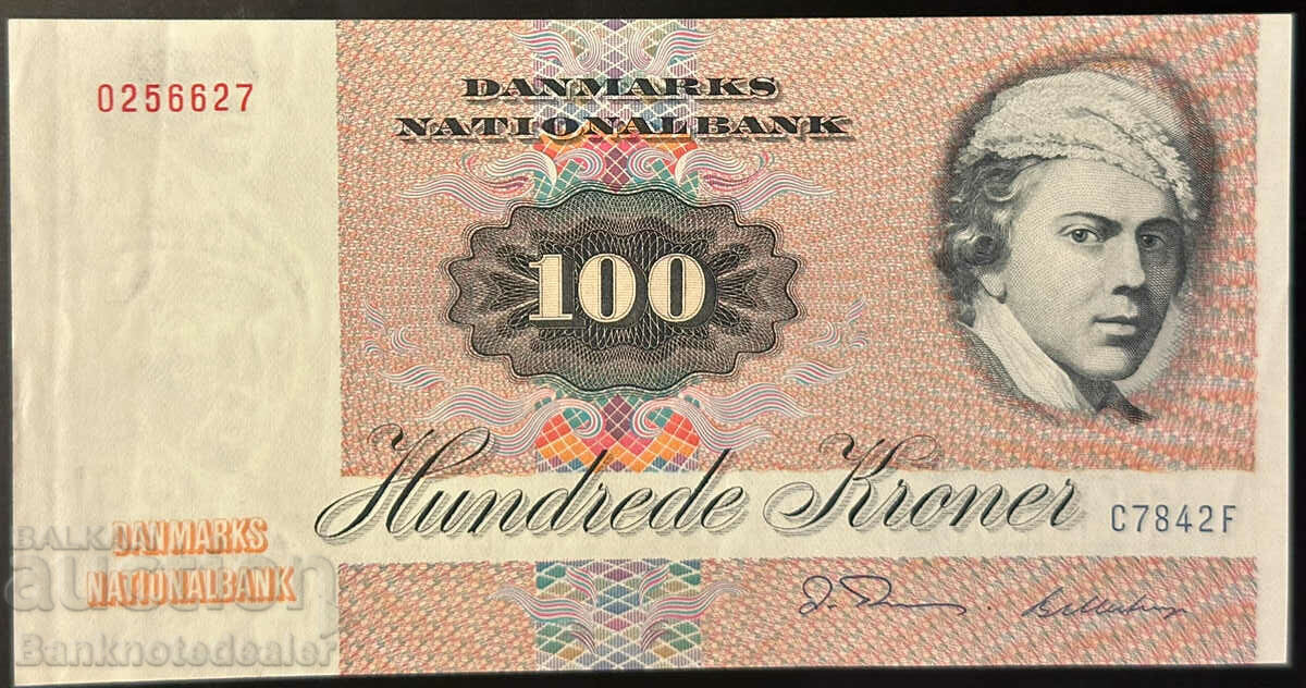 Danemarca 100 Kroner 1984 Seria Pick 51 Ref 7842