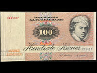 Danemarca 100 Kroner 1984 Seria Pick 51 Ref 7842