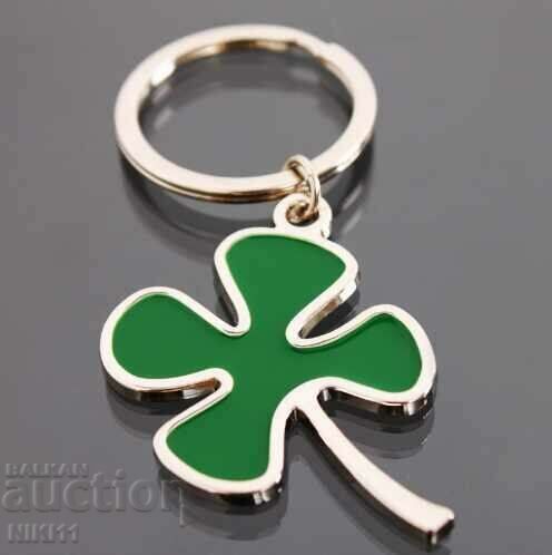 Keychain Clover, luck, happiness