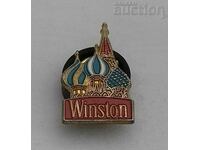 BISERICA Sfantul VASILE FERICITUL MOSCVA WINSTON BADGE PIN