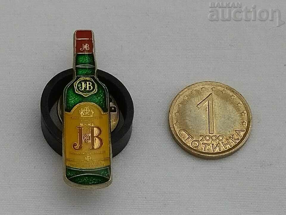 PIN BADGE J&B SCOTCH WHISKY WHISKY cu preț 9.00 BGN | € 4.60