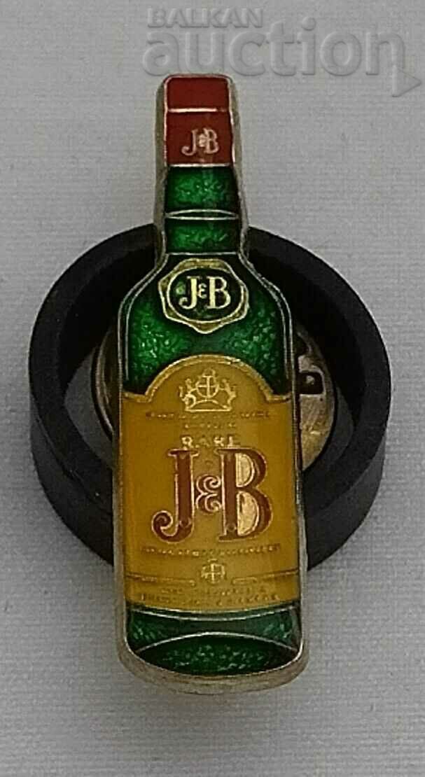J&B SCOTCH WHISKEY WHISKEY BADGE PIN