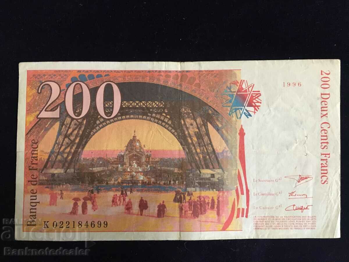 France 200 Francs 1996 Pick 159 Ref 4699 with price 85.00 BGN | € 43.46 France 200 Francs 1996 Pick 159 Ref 4699 with price 85.00 BGN | € 43.46
