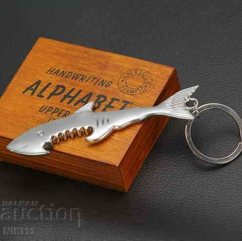 Shark, beer opener, non-alcoholic key ring with price 7.00 BGN | € 3.58 Shark, beer opener, non-alcoholic key ring with price 7.00 BGN | € 3.58