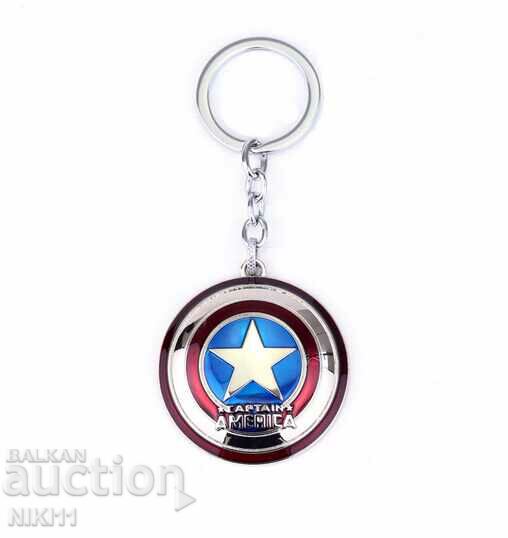 Keychain Captain America, Marvel, The Avengers