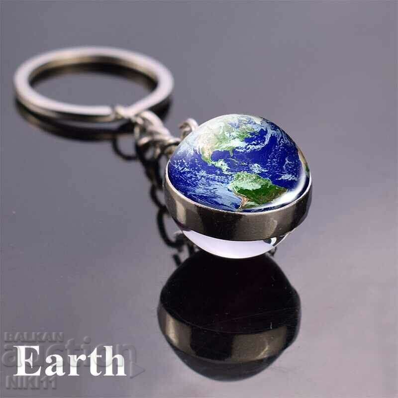 Planet Earth Keychain