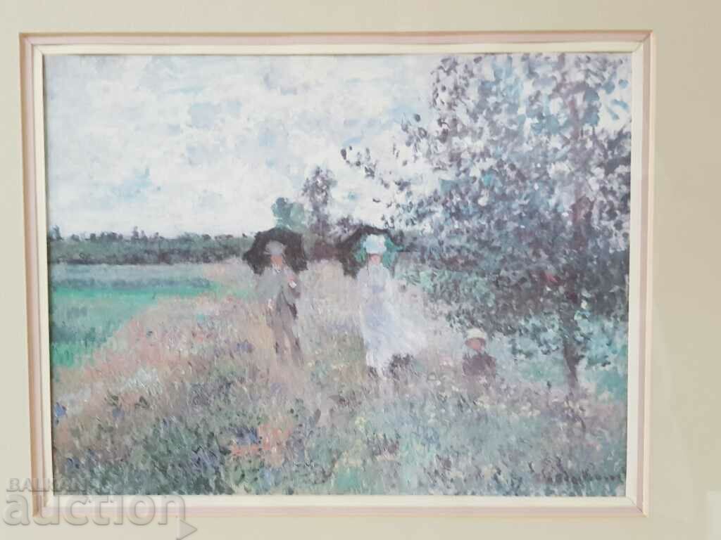 Μια όμορφη αναπαραγωγή του A Walk Near Argenteuil από τον Claude Monet με τιμή 30.00 BGN | € 15.34 Μια όμορφη αναπαραγωγή του A Walk Near Argenteuil από τον Claude Monet με τιμή 30.00 BGN | € 15.34