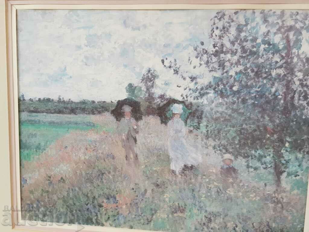 Μια όμορφη αναπαραγωγή του A Walk Near Argenteuil από τον Claude Monet - 5 Μια όμορφη αναπαραγωγή του A Walk Near Argenteuil από τον Claude Monet - 5