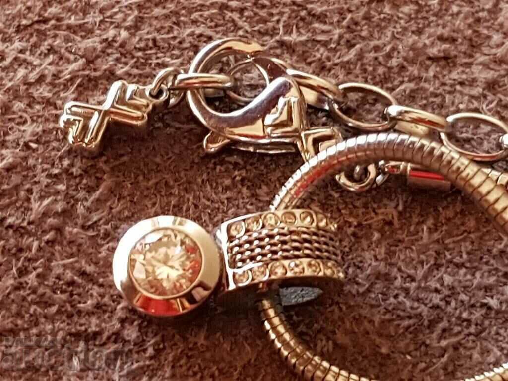 SKAGEN Original Luxury designer necklace with white zircon - 7